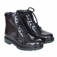 BOTAS DE LLUVIA CON PASADORES TURQUÍA NEGRO