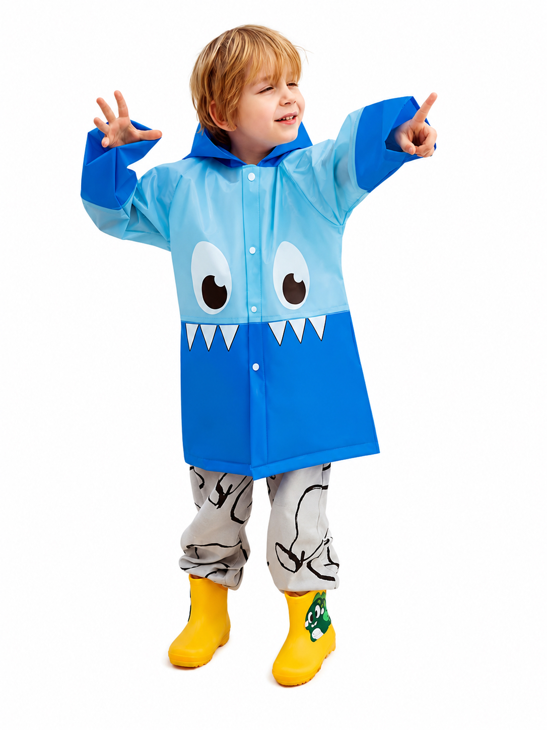 IMPERMEABLE PARA NIÑOS MODELO MONSTER - Imagen 2