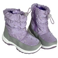 BOTAS DE NIEVE Y LLUVIA  ACOLCHADAS SNOW BOOTS LILA