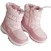 BOTAS DE NIEVE Y LLUVIA  ACOLCHADAS SNOW BOOTS PINK