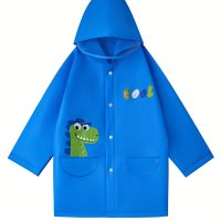 IMPERMEABLE PARA NIÑOS MODELO DINO AZUL